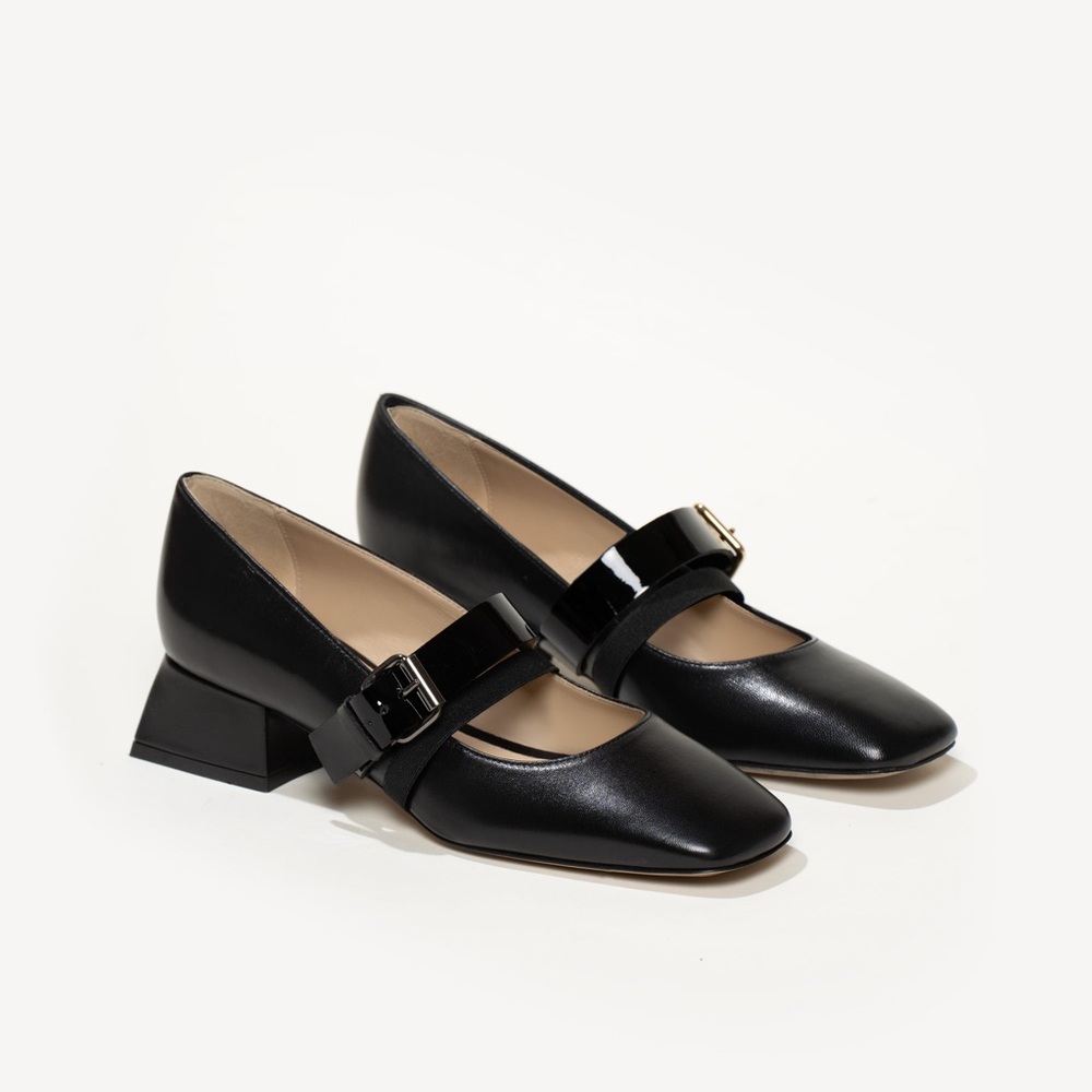 M. Gemi “The Cornelia” leather heels